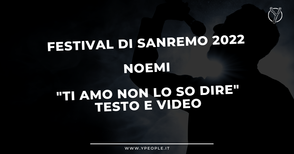 Noemi Festival Sanremo 2022