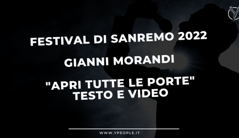Gianni Morandi Testo e Significato di “Apri tutte le Porte” Sanremo 2022